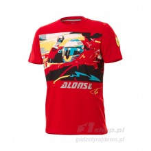 T-shirt mski Fernando Alonso Logo Ferrari F1 Team 2011