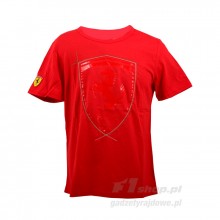 T-shirt mski LogoTee czerwony Puma Ferrari