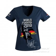 T-shirt damski S. Vettel World Champion Edycja Limitowana