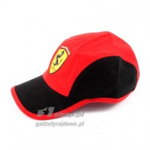 Czapka czerwona / czarna Ferrari F1 Team