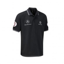 Koszulka polo Track  black Mercedes GP F1 Team 2010