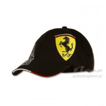 Czapka baseballowa Diagonal black Ferrari
