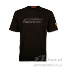 T-shirt Logo black Ferrari F1 Team