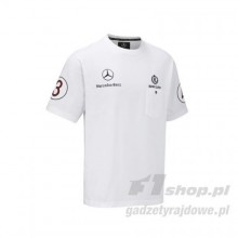 Koszulka t-shirt Track white Mercedes GP F1 Team