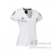 Koszulka damska Track white Mercedes GP F1 Team
