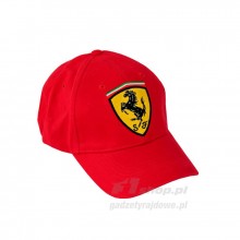 Czapka czerwona Scudetto Ferrari F1 Team