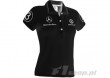 Koszulka polo damska Track black Mercedes GP F1 Team