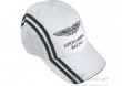 Czapka baseballowa biała Aston Martin Racing